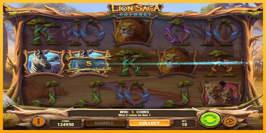 Lion Saga Odyssey mesin permainan untuk uang, gambar 2