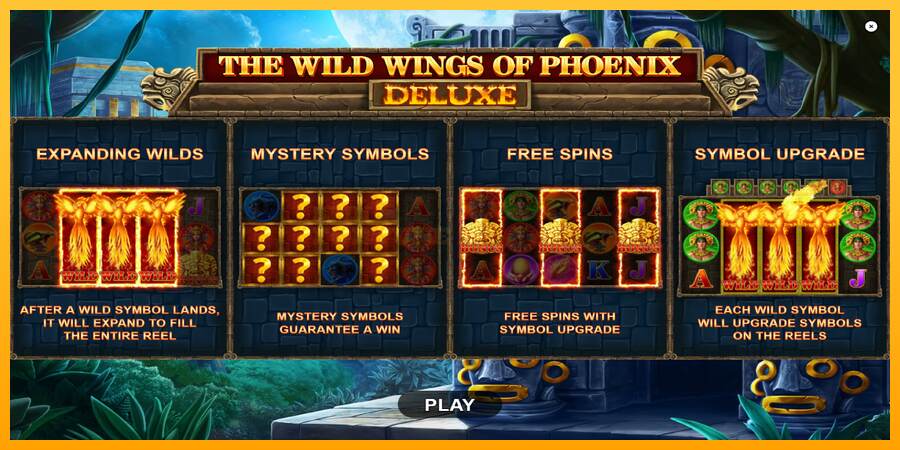 The Wild Wings of Phoenix Deluxe mesin permainan untuk uang, gambar 1