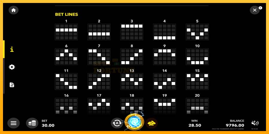 Zeus The Thunderer mesin permainan untuk uang, gambar 7