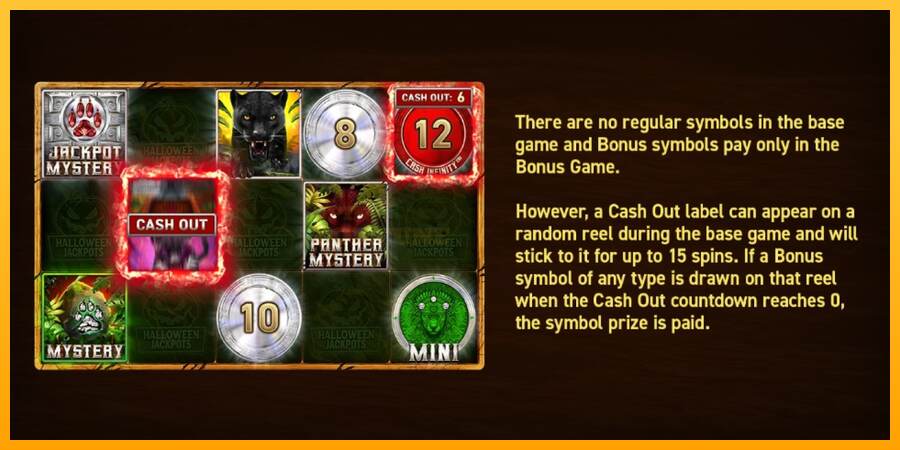 Mighty Wild: Panther Grand Platinum Edition Halloween Jackpots mesin permainan untuk uang, gambar 3