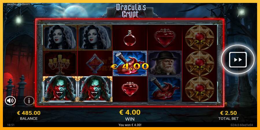 Draculas Crypt mesin permainan untuk uang, gambar 3