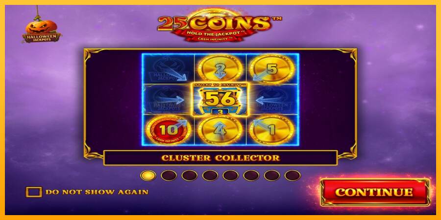 25 Coins Halloween Jackpots mesin permainan untuk uang, gambar 1