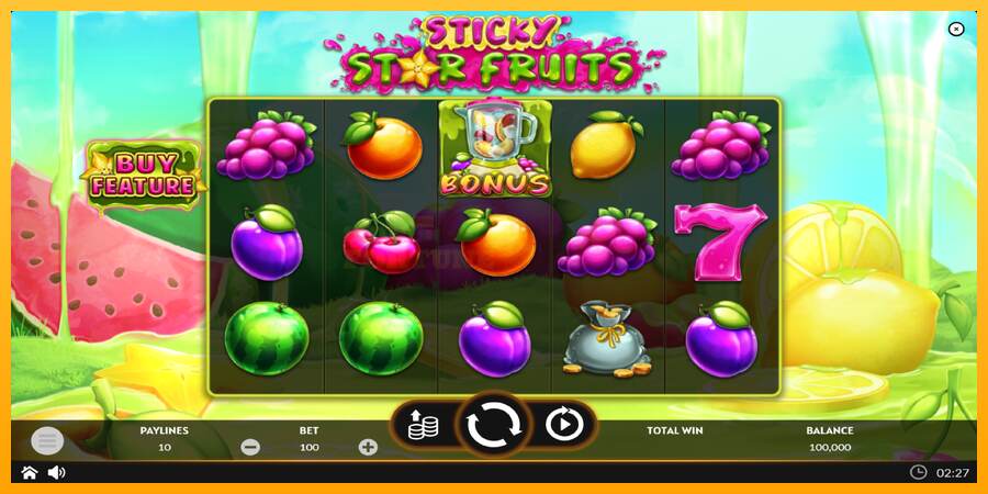 Sticky Star Fruits mesin permainan untuk uang, gambar 2