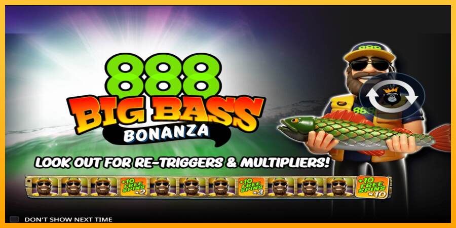 888 Big Bass Bonanza mesin permainan untuk uang, gambar 1