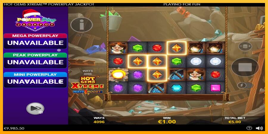 Hot Gems Xtreme PowerPlay Jackpot mesin permainan untuk uang, gambar 3