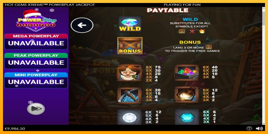 Hot Gems Xtreme PowerPlay Jackpot mesin permainan untuk uang, gambar 4