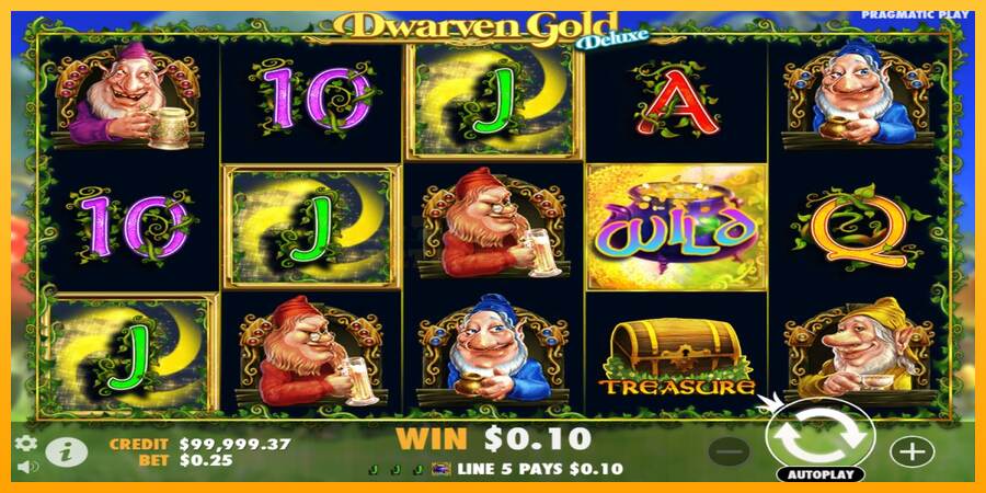 Dwarven Gold Deluxe mesin permainan untuk uang, gambar 3