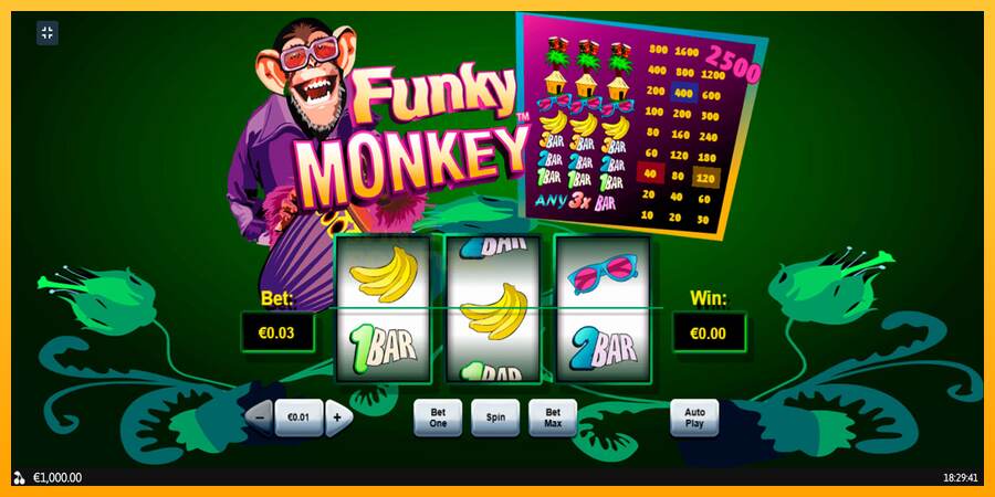 Funky Monkey mesin permainan untuk uang, gambar 1