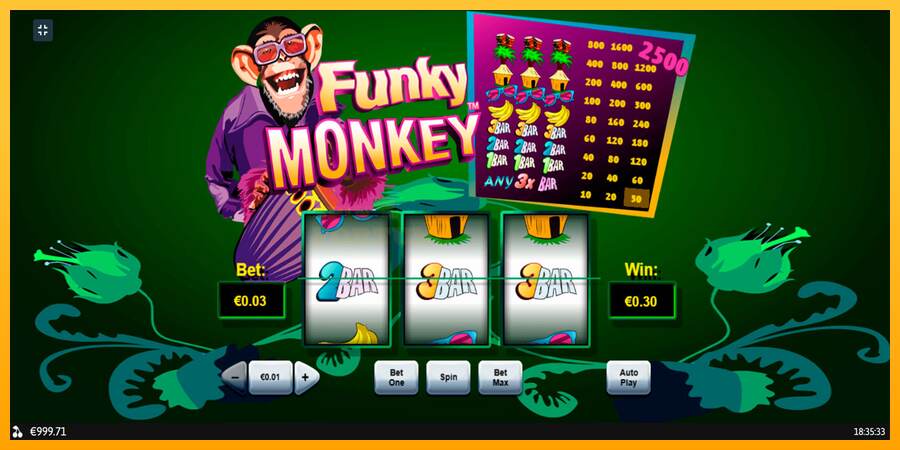 Funky Monkey mesin permainan untuk uang, gambar 3