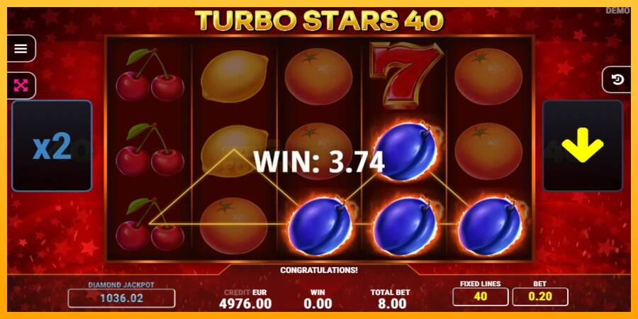 Turbo Stars 40 mesin permainan untuk uang, gambar 3