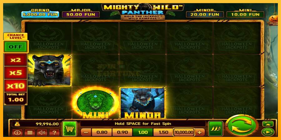 Mighty Wild: Panther Grand Diamond Edition Halloween Jackpots mesin permainan untuk uang, gambar 2