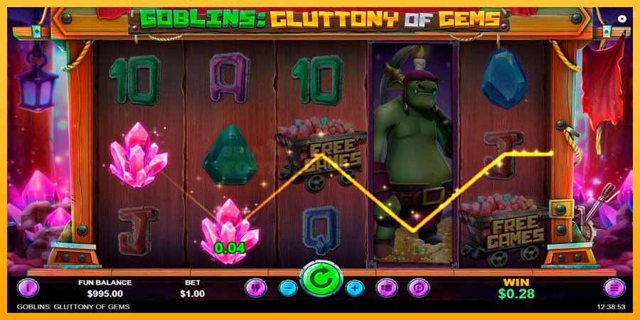 Goblins Gluttony of Gems mesin permainan untuk uang, gambar 3