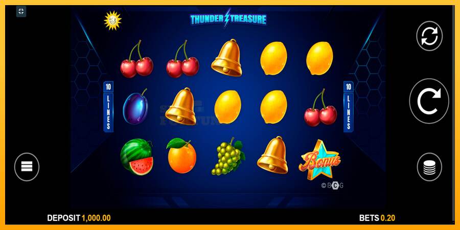 Thunder Treasure mesin permainan untuk uang, gambar 1