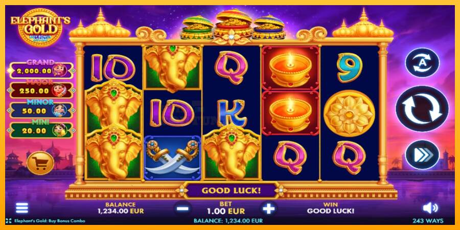 Elephants Gold Buy Bonus Combo mesin permainan untuk uang, gambar 1