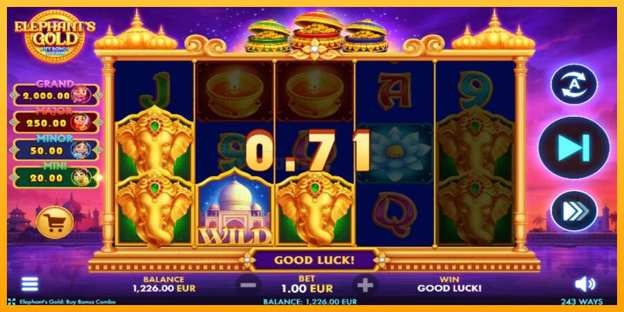 Elephants Gold Buy Bonus Combo mesin permainan untuk uang, gambar 3