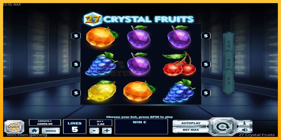 27 Crystal Fruits mesin permainan untuk uang, gambar 2