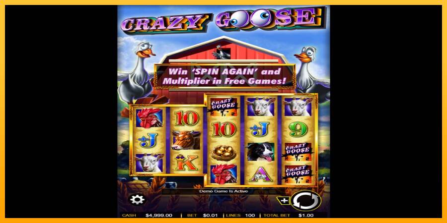 Crazy Goose mesin permainan untuk uang, gambar 1