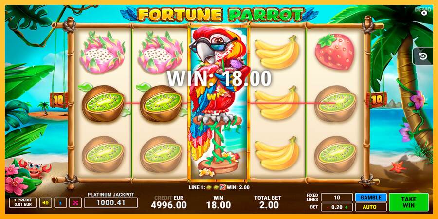 Fortune Parrot mesin permainan untuk uang, gambar 2