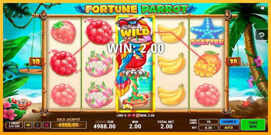 Fortune Parrot mesin permainan untuk uang, gambar 4