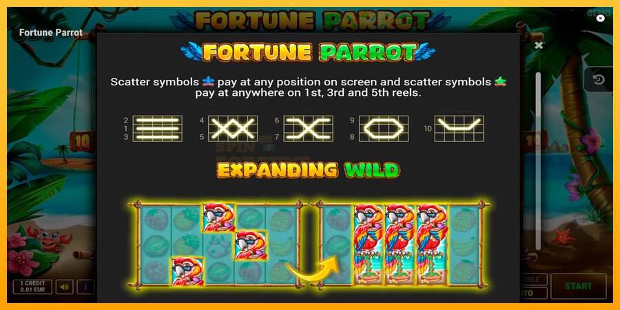 Fortune Parrot mesin permainan untuk uang, gambar 7