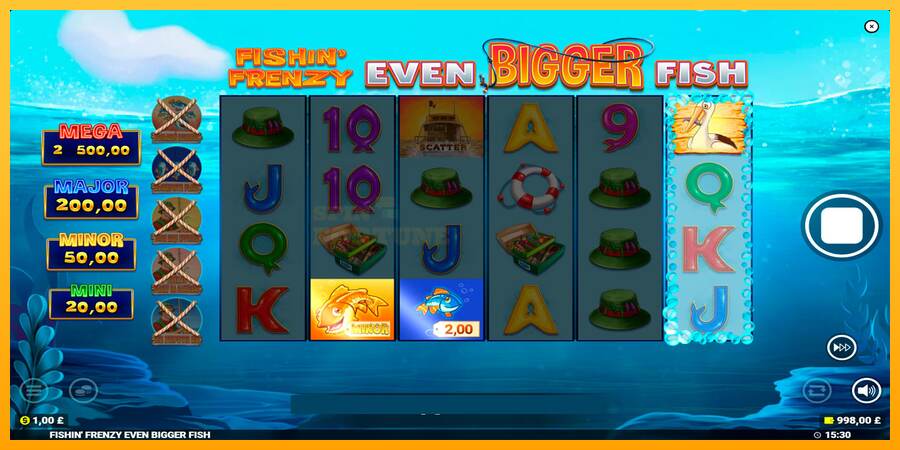 Fishin Frenzy Even Bigger Fish mesin permainan untuk uang, gambar 2