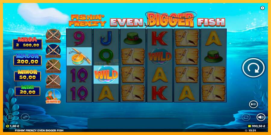 Fishin Frenzy Even Bigger Fish mesin permainan untuk uang, gambar 4