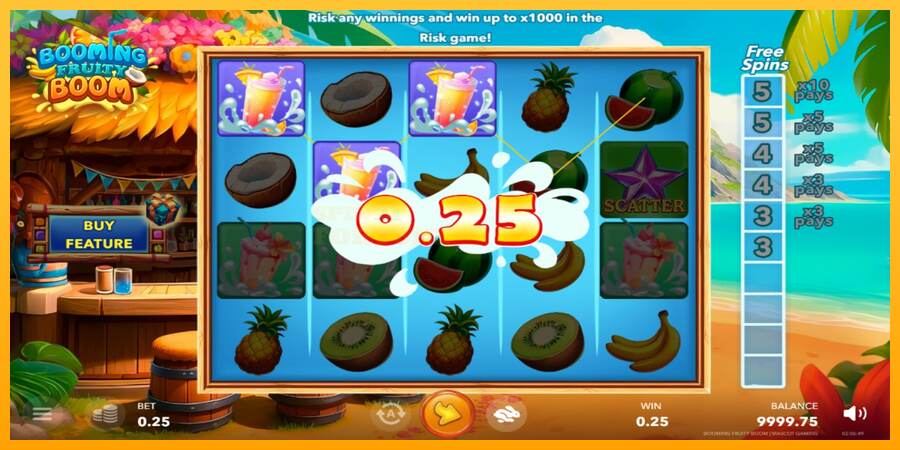 Booming Fruity Boom mesin permainan untuk uang, gambar 3