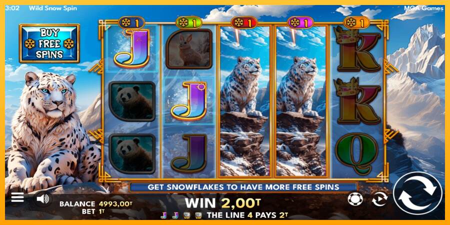 Wild Snow Spin mesin permainan untuk uang, gambar 3