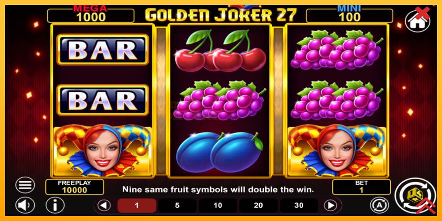 Golden Joker 27 Hold & Win mesin permainan untuk uang, gambar 2