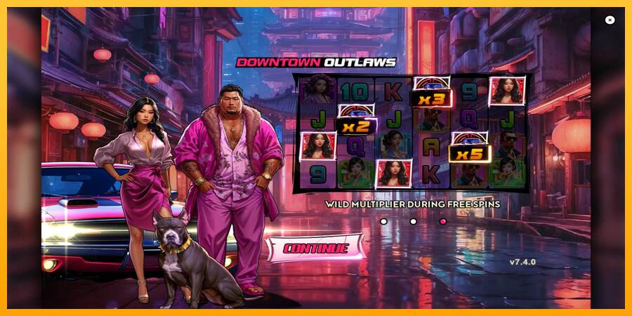 Downtown Outlaws mesin permainan untuk uang, gambar 1