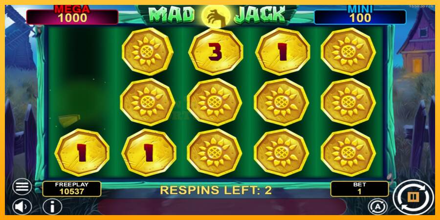 Mad Jack Hold & Win mesin permainan untuk uang, gambar 3