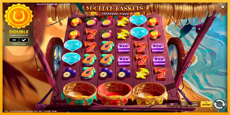 3 Golden Baskets: Treasure Tides mesin permainan untuk uang, gambar 1