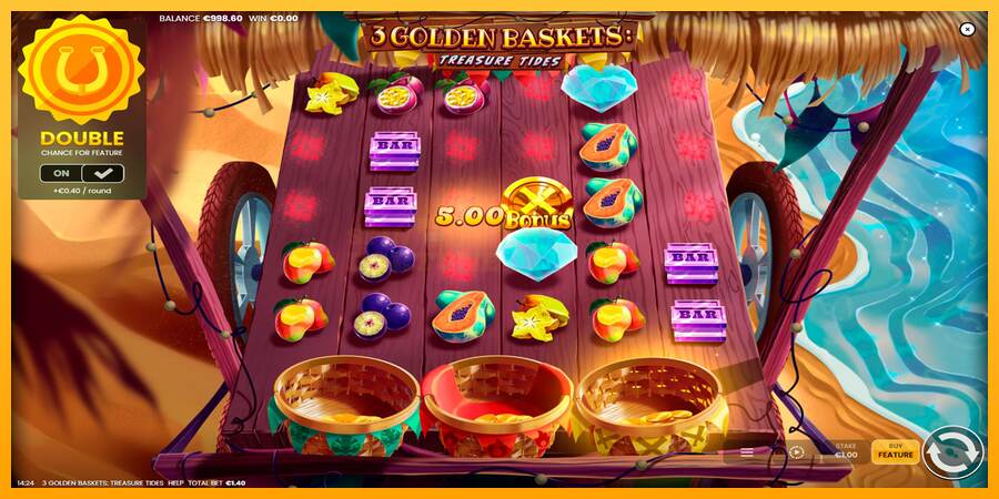 3 Golden Baskets: Treasure Tides mesin permainan untuk uang, gambar 2