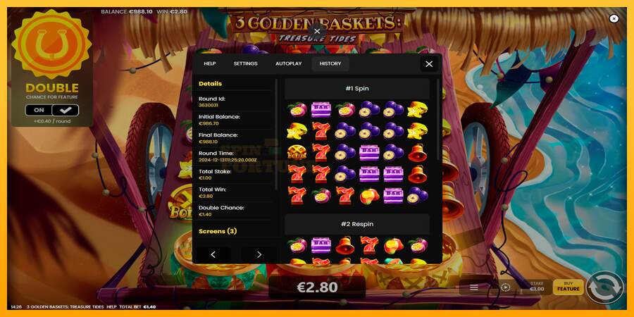 3 Golden Baskets: Treasure Tides mesin permainan untuk uang, gambar 5