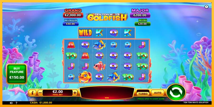 Ten Ton Ways Goldfish mesin permainan untuk uang, gambar 2