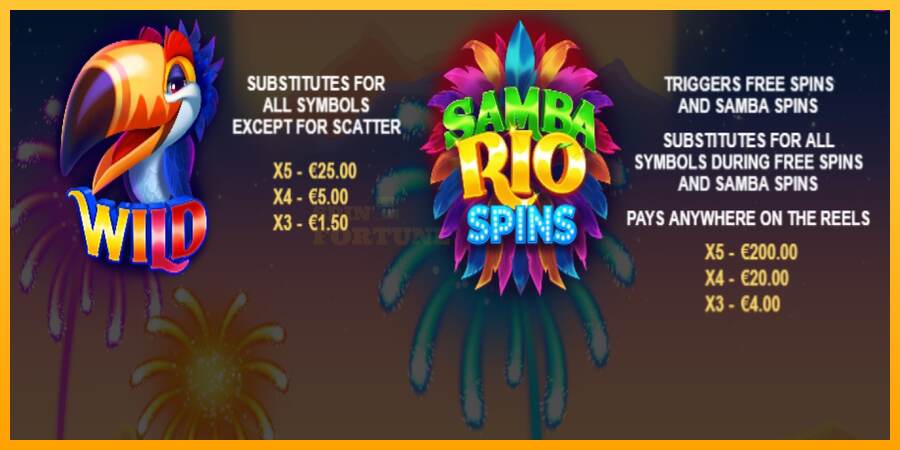 Samba Rio Spins mesin permainan untuk uang, gambar 4