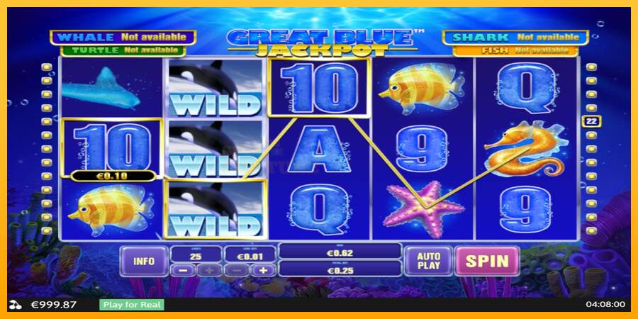 Great Blue Jackpot mesin permainan untuk uang, gambar 3