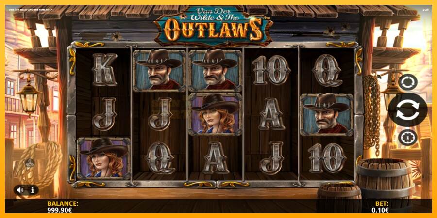 Van der Wilde and The Outlaws mesin permainan untuk uang, gambar 2