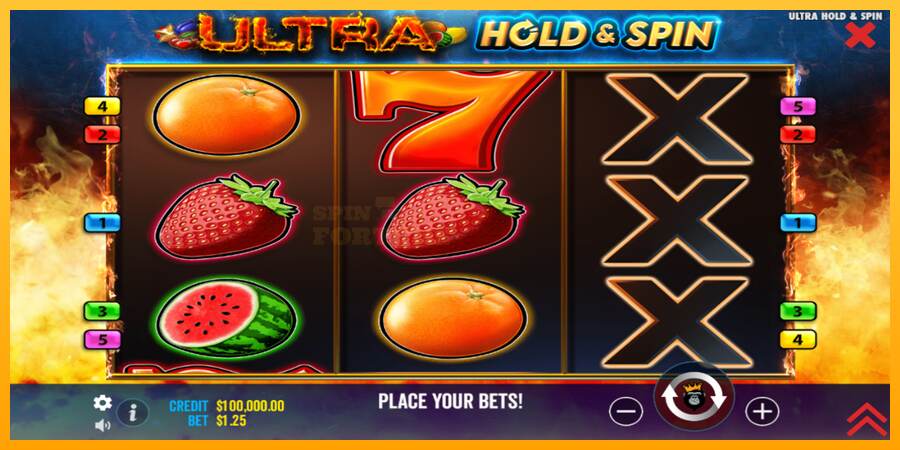 Ultra Hold & Spin mesin permainan untuk uang, gambar 2