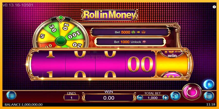 Roll in Money mesin permainan untuk uang, gambar 2