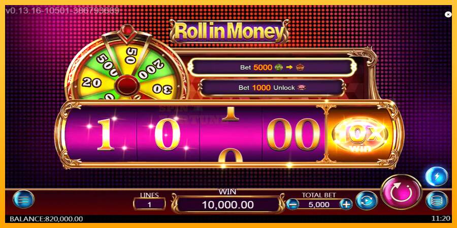 Roll in Money mesin permainan untuk uang, gambar 4