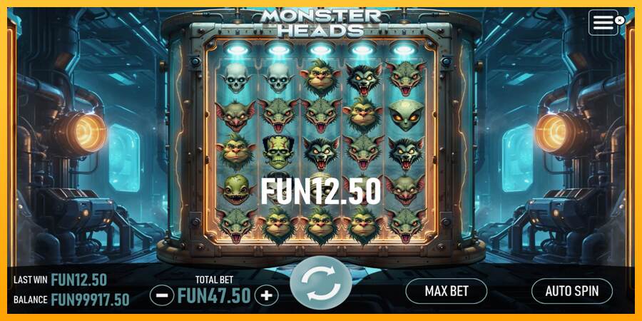 Monster Heads mesin permainan untuk uang, gambar 2