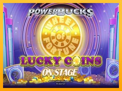 PowerBucks Wheel of Fortune Lucky Coins On Stage mesin permainan untuk uang