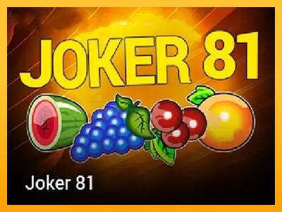 Joker 81 mesin permainan untuk uang