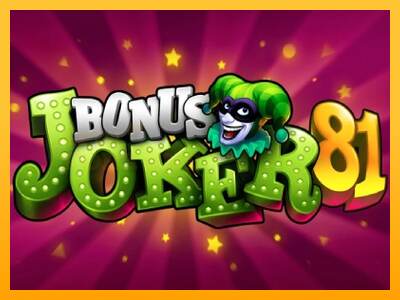 Bonus Joker 81 mesin permainan untuk uang